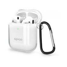 Epico AirPods 1/2 Beyaz Şeffaf Kılıf