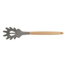 Epinox AKK-14 31.5 cm Silikon Spagetti Kaşığı Ahşap Sap