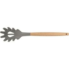 Epinox AKK-14 31.5 cm Silikon Spagetti Kaşığı Ahşap Sap