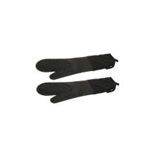 Epinox Ikili Siyah Silikon Mutfak Eldiveni - Yanmaz Eldiven 41.5 cm