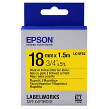 Epson Lk-5yb2 Mıknatıslı Siyah-Sarı 18 mm 1,5 m Etiket