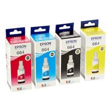 Epson T664 L455 4 Renk Muadil Mürekkep Set