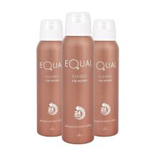 Equal Classic 3x150 ml Kadın Sprey Deodorant