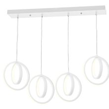 Eray Aydınlatma 1909-4 Beyaz 4 Lü Sıralı Led Avize