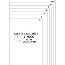 Eren 1-9000-80 gr A4 Numaralı Kağıt