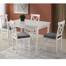 Erezoğulları Didim Alaçatı Açılır 80x120 Mutfak Masa Sandalye Takımı
