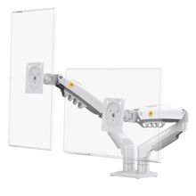 Ergoflex North Bayou Nb F160 17-27" Çift Kol 2-9 kg Amortisörlü Monitör Standı - Beyaz
