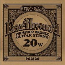 Ernie Ball P01820 .020 Earthwood Fosfor Bronz Sargılı Akustik Tek Tel
