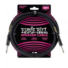 Ernie Ball P06072 6FT 1.80 m Siyah Düz Kabin Kablosu