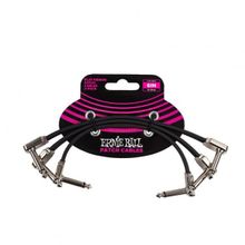 Ernie Ball P06221 6'' 15 cm 3'lü Flat Ribbon Patch Kablosu