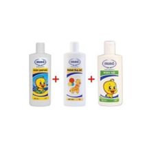 Ersağ 200 ml Bebek Yağı + 300 ml Bebek Duş Jeli + 300 ml Bebek Şampuanı