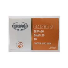 Ersağ Omega 3 80 Kapsül Balık Yağı