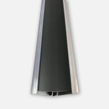Ersin Siyah 60 cm İç Bükey Pvc Tezgah Süpürgeliği