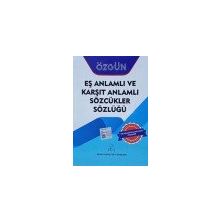 Eş Anlamlı ve Karşıt Anlamlı Sözcükler Sözlüğü - Bilim ve Kültür Yayınları