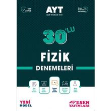 Esen Yayınları Ayt Fizik 30'lu Deneme