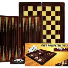 Eser Orta Boy Polyester Tavla Takımı