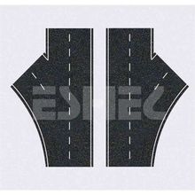 Eshel 1:200 35x115 mm 2 Adet Karton Maket Sağa-Sola Çıkış Yolu