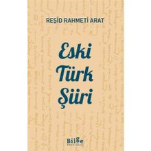 Eski Türk Şiiri Bilge Kültür Sanat Yayınları