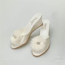 Espuar 502 Ekru Kadın Terlik