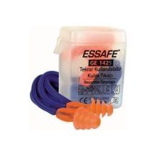 Essafe GE 1425 10 Çift Çam Tipi İpli Kutulu Kulak Tıkacı