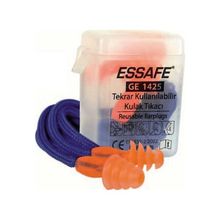 Essafe GE 1425 20 Çift Çam Tipi İpli Kutulu Kulak Tıkacı