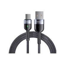 Essager Led Işıklı 3.0 A 1 mt Type-C Şarj Data Kablosu