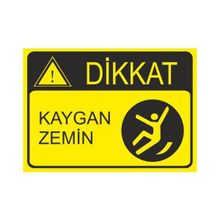 Este Uyarı Levhaları Kaygan Zemin 25x35 cm Uyarı Levhası