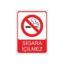 Este Uyarı Levhaları Tehlike Yanıcı Madde Sigara İçilmez 25x35 cm Uyarı Levhası