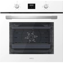 Esty AEF6603W02 60 cm Beyaz Dijital Cam Ankastre Fırın
