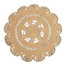 Etc Hande 120x120 cm Bej Jüt Halı