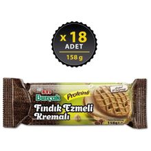Eti 158 gr Burçak Fındık Ezmeli Kremalı Proteinli Bisküvi