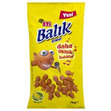 Eti 70 gr Balık Mini Mısırlı Kraker