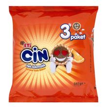 Eti Cin Lokmalık 3'lü 342 gr Bisküvi