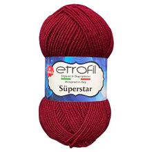 Etrofil Süperstar 73143 Bordo Örgü İpi
