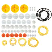 EUDAX 2 mm Delikli Plastik Kayış Kasnak Dişlileri Kombinasyon Modül Paketi Kauçuk Kayışlar Bant Plastik Model Aksesuarları Kendin Yap Robotlar Arabalar RC Oyuncak Araba Uçak için
