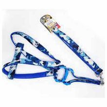 Euro Dog Mavi 25 mm 120 cm Köpek Uzatma Tasması ve Göğüs Tasması