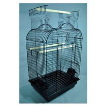 Euro Gold Pet Açılır Çatılı Siyah 47x36x70 Papağan Kafesi