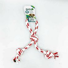 Eurodog Halka Üç Düğüm Kırmızı Beyaz 30 cm Diş Ipi
