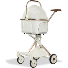 Eurodog Katlanabilir Beyaz 80.5x48.5x112 cm Köpek Arabası