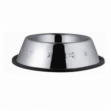Eurodog Oval Desenli 8 Oz 12 cm Çelik Mama Kabı