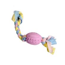 Eurodog Puppy Toys Pembe Rugby Topu Diş Kaşıma Oyuncağı