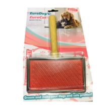 Eurogold 12x19 cm XL Tahta Saplı Kedi ve Köpek Fırçası