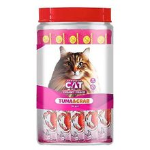 Eurogold 30x15 gr Cat Ton Balıklı ve Yengeçli Sıvı Kedi Ödülü