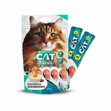Eurogold Somonlu ve Kızılcıklı 5x15 gr Sıvı Kedi Ödülü