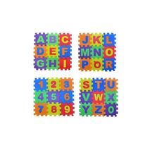 EVA Harf ve Sayılar Oyun 36 Parça 9x9 cm Puzzle