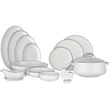 Evaliza Hanedan Platin 60 Parça Yemek Takımı