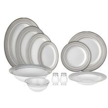 Evaliza Tokyo Platin 61 Parça Yemek Takımı