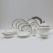 Evaliza Versailles Platin 101 Parça 12 Kişilik Yemek Takımı