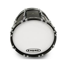 Evans BD16MX1W 16 inç MX1 Marchıng Beyaz Tek Kat 10 Mil Davul Derisi