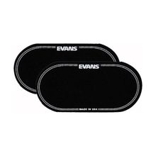 Evans EQPB2 2 Adet Patch Naylon Siyah Deri Koruyucu Twın Pedal